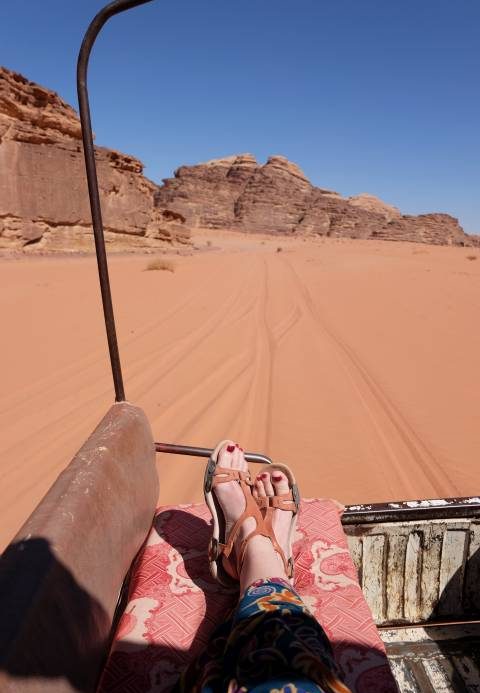 Pierwsze chwile na pustyni a my już byliśmy zrelaksowani:)