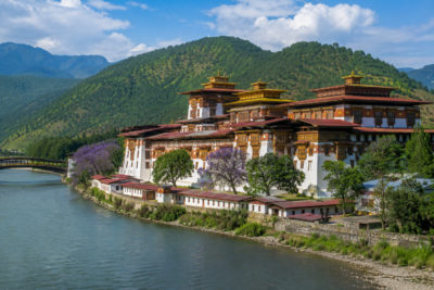 Punakha Dzong w Bhutanie